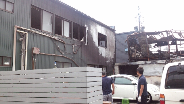 新潟県歯科技工士会館被災状況